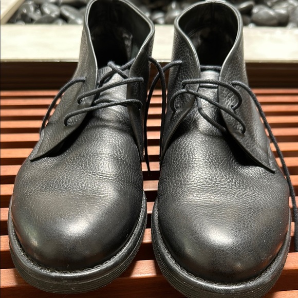 Vince Mens Black Leather Chuka Boots - Picture 8 of 8